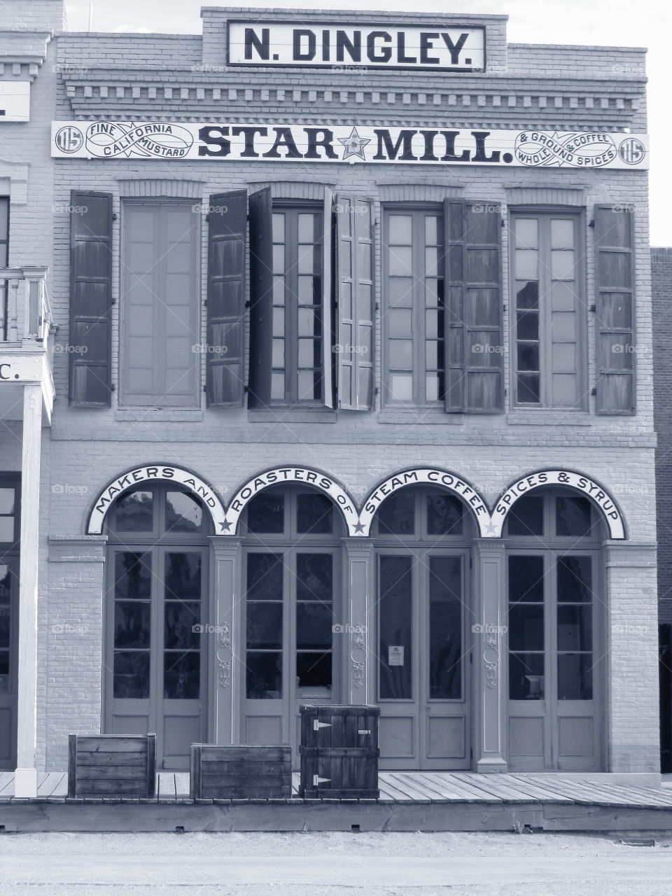 historical building. I took this photo in Old Sac