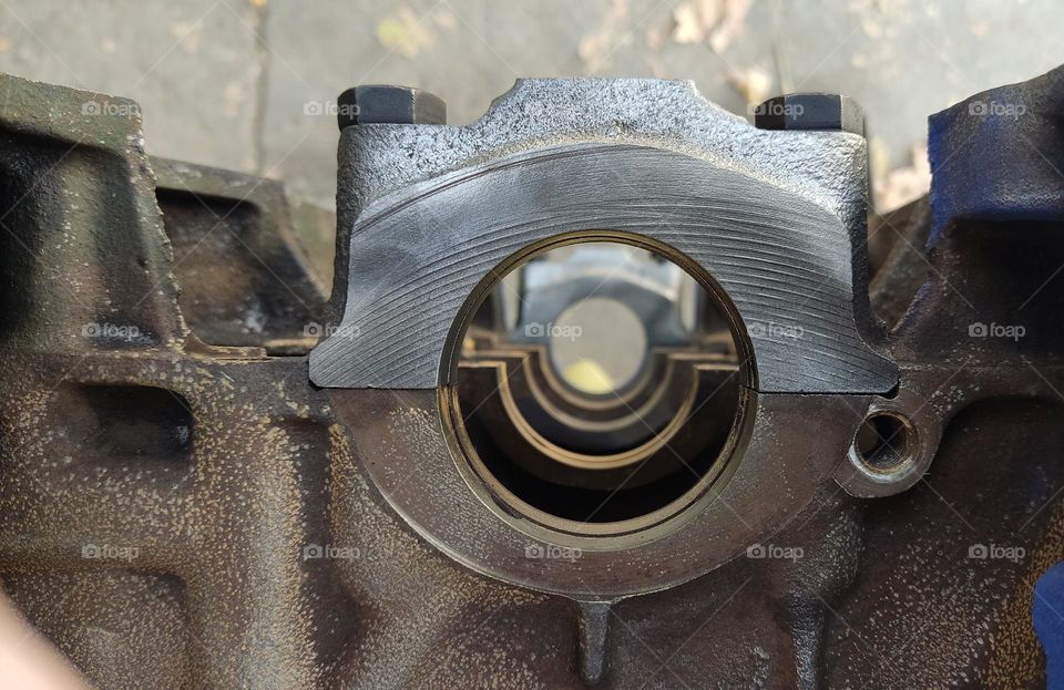 motor car engine metall block