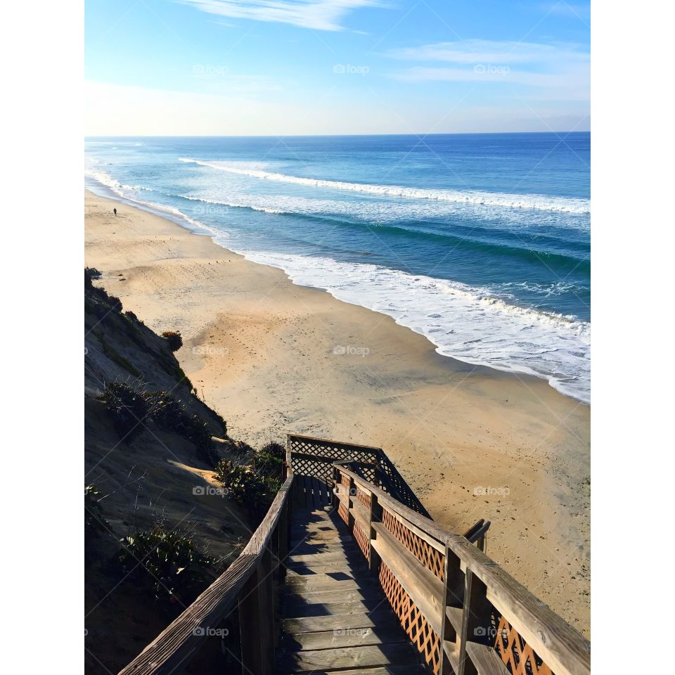 Stairs to Ocean