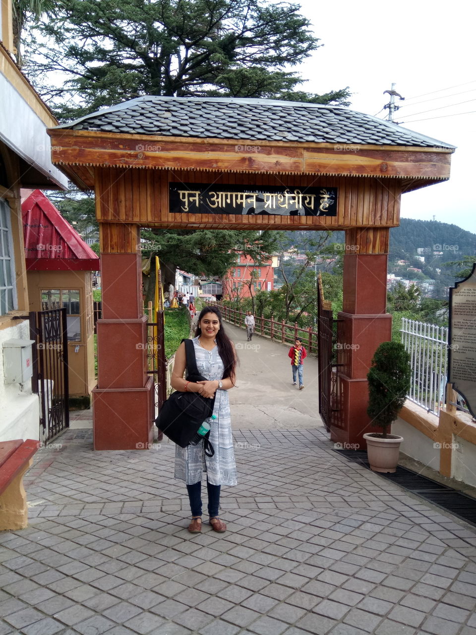Grand hotel shimla entrance, cold weather, nice food and great place to visit