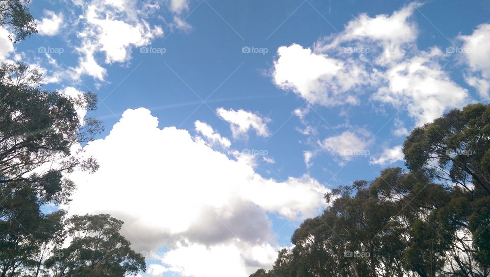 sky and clouds in Australia