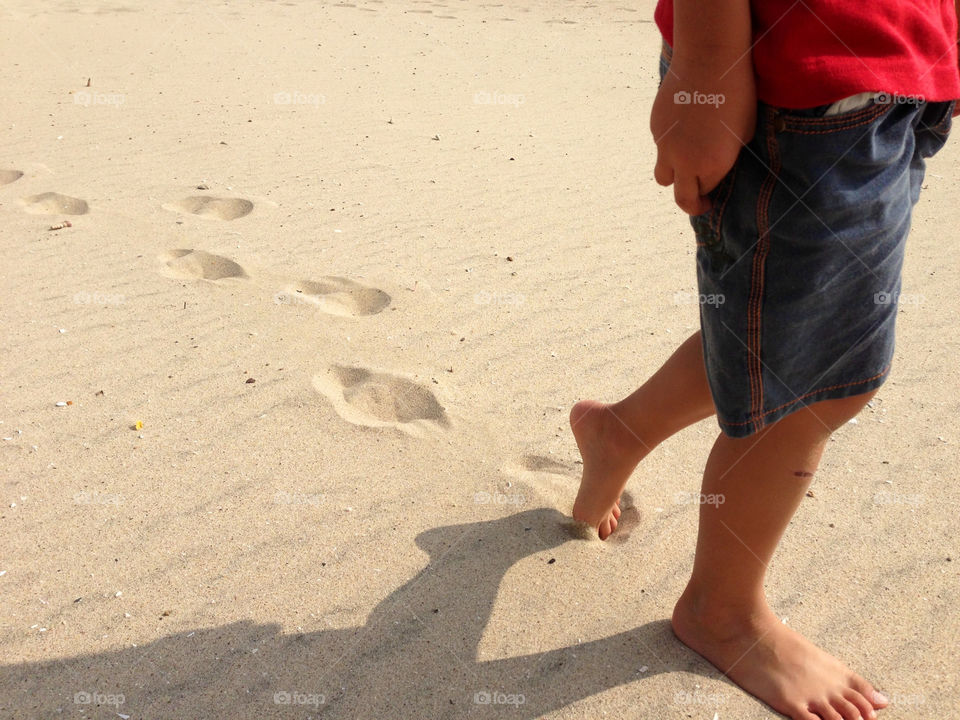 beach sunny sand boy by hkjohan