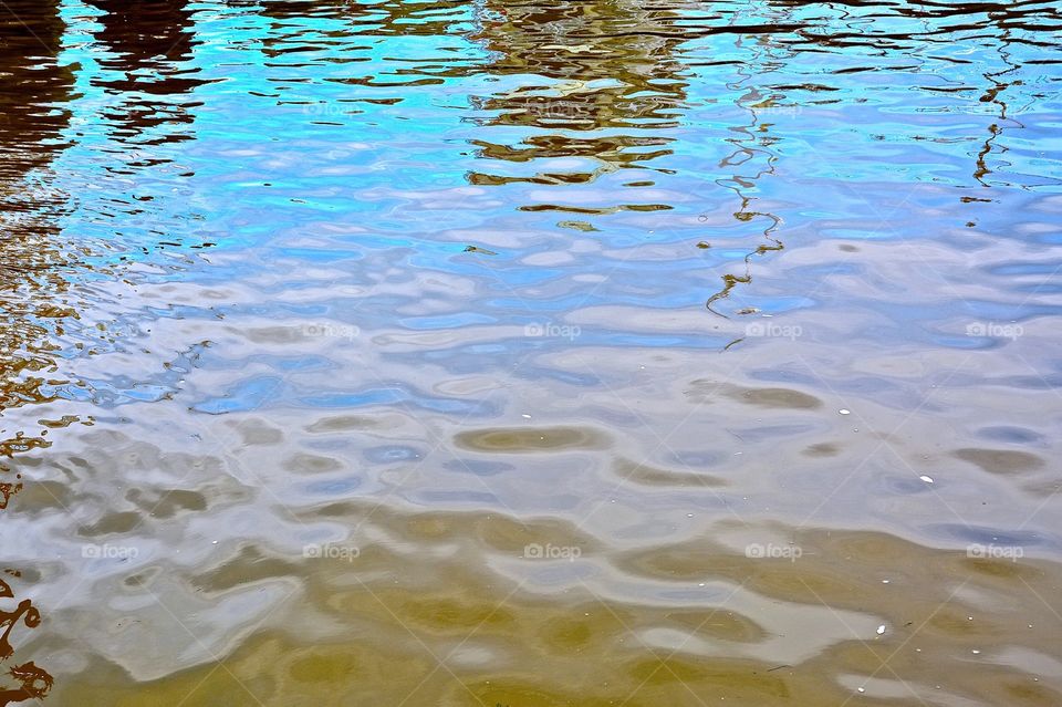 Reflections on the water