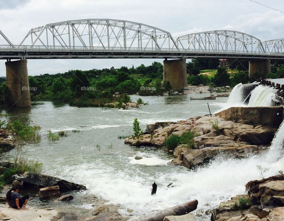 Texas - old river bridge 