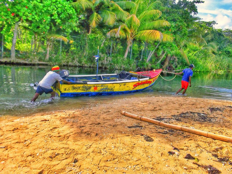 Fisherman Coming in From the Sea