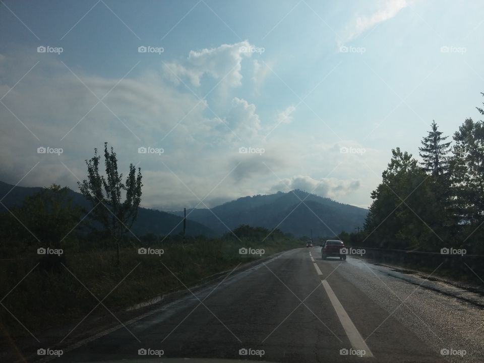 Road, Landscape, Mountain, No Person, Travel