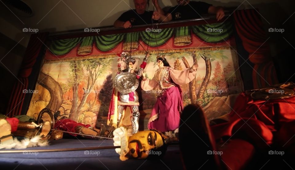 Pupi siciliani. Museo Pitrè, Palermo