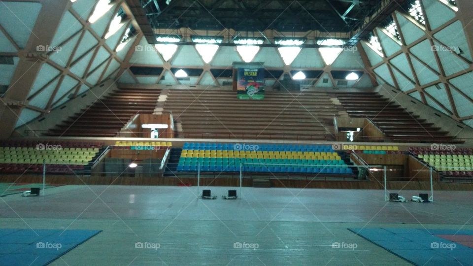 indoor stadium 🏟️ play sports sports lover  
 📸 Muneeb bhat