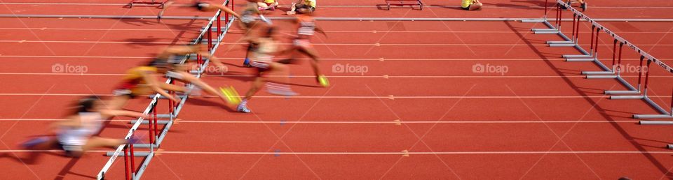 Hurdles running