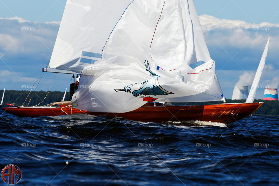 Sailing race, dragons