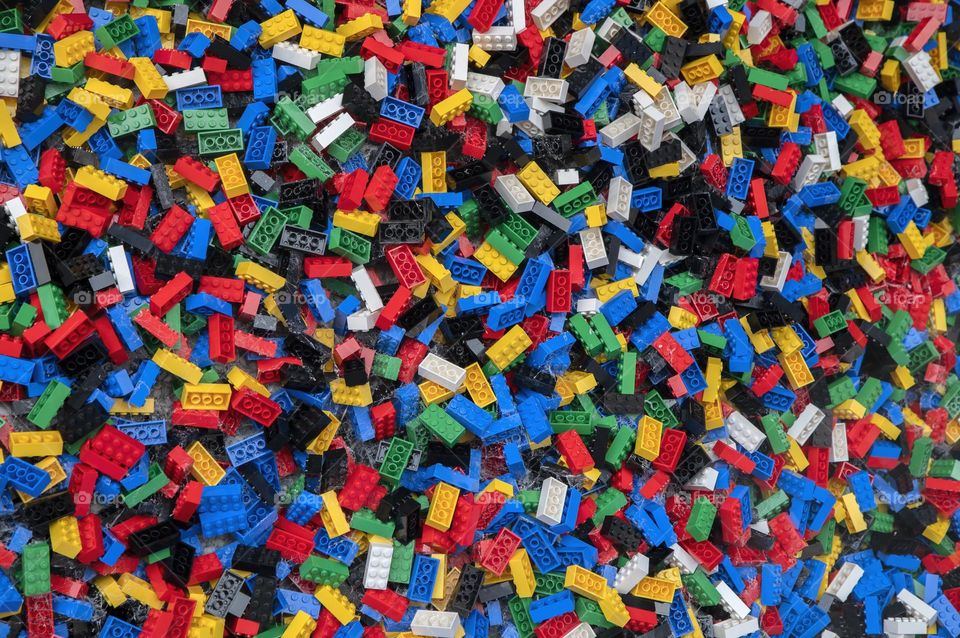 A Bunch Lego Pieces At Amsterdam The Netherlands 9-11-2022