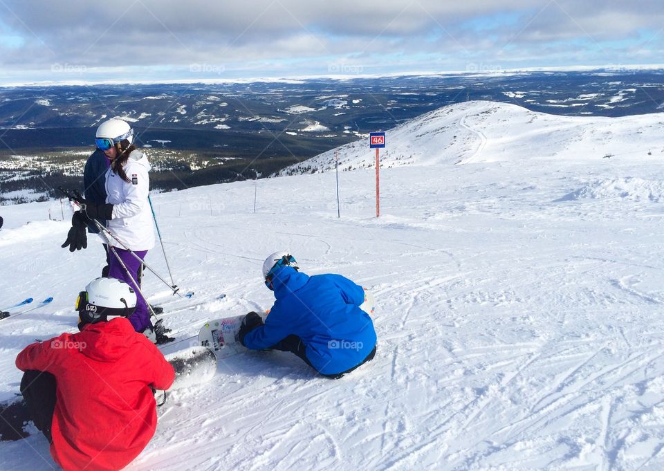 Snow, Winter, Cold, Mountain, Skier