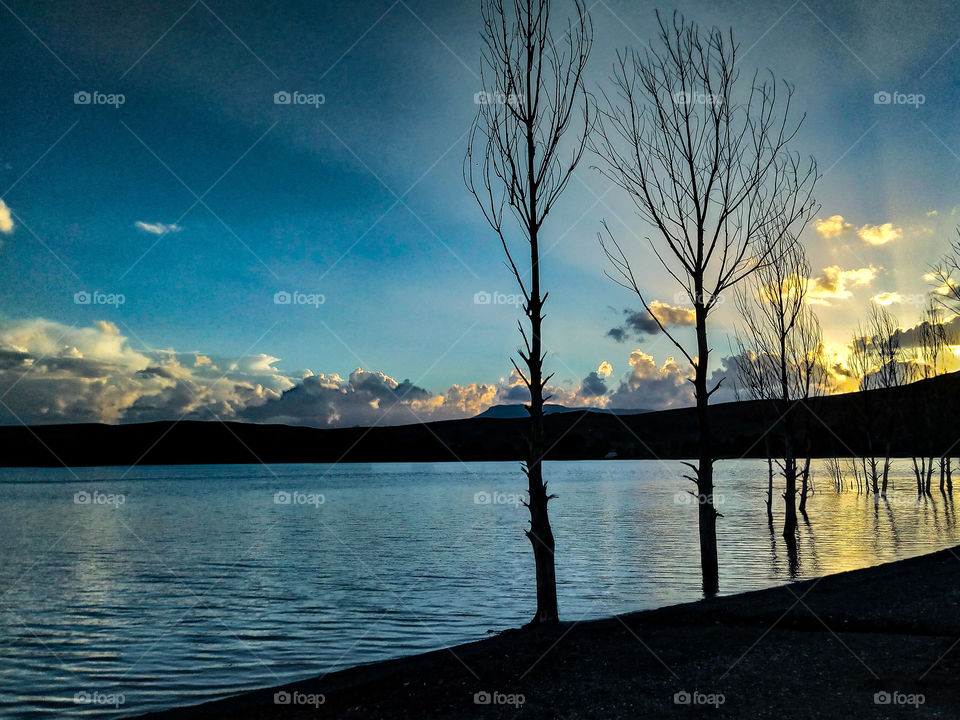 lake&sunset