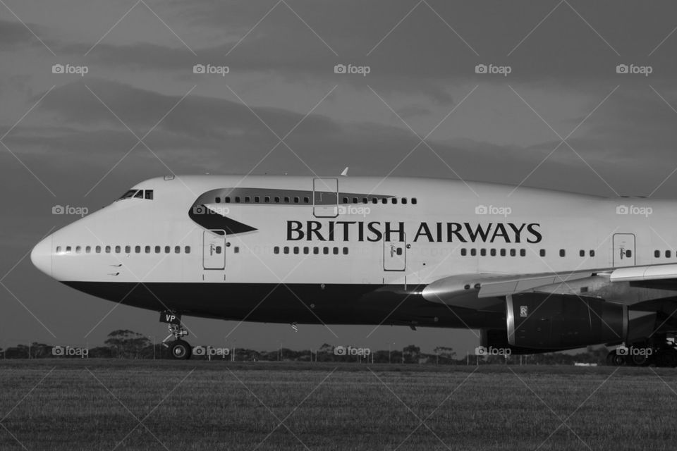 BRITISH AIRWAYS BA B747-400 MEL MELBOURNE AUSTRALIA