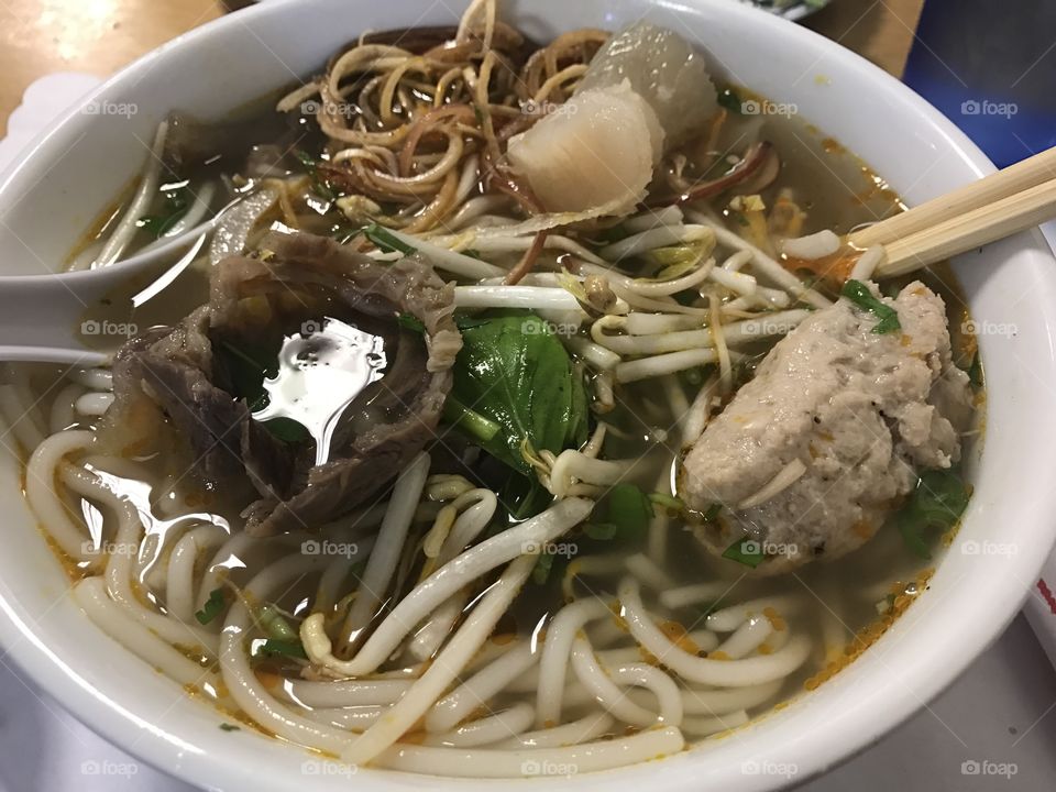 Bún bò Huế - Vietnamese noodles