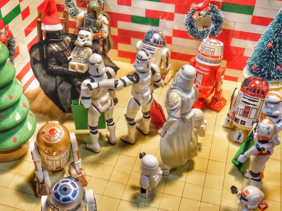 Star Wars Christmas Diorama. Star Wars Season's Greetings