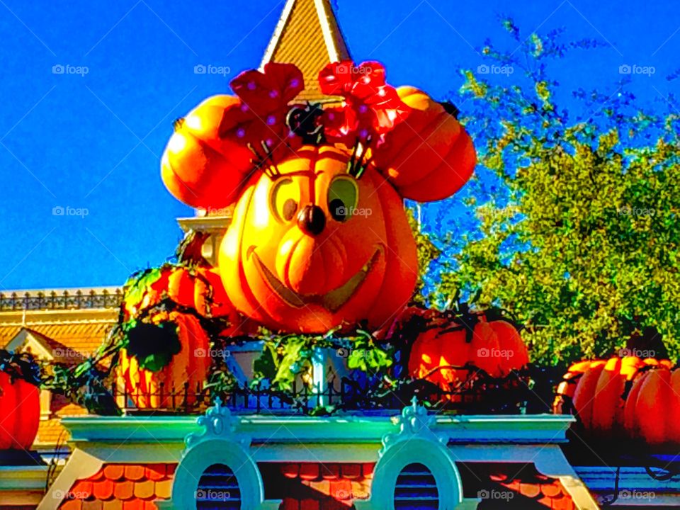 Mickey pumpkin 