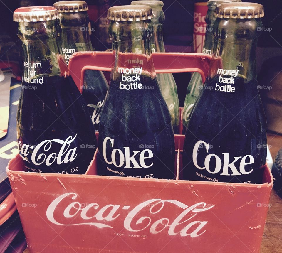 Old Coke bottles