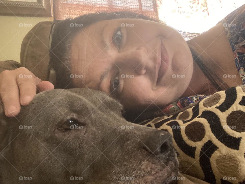 Tender moment between Mookie and I