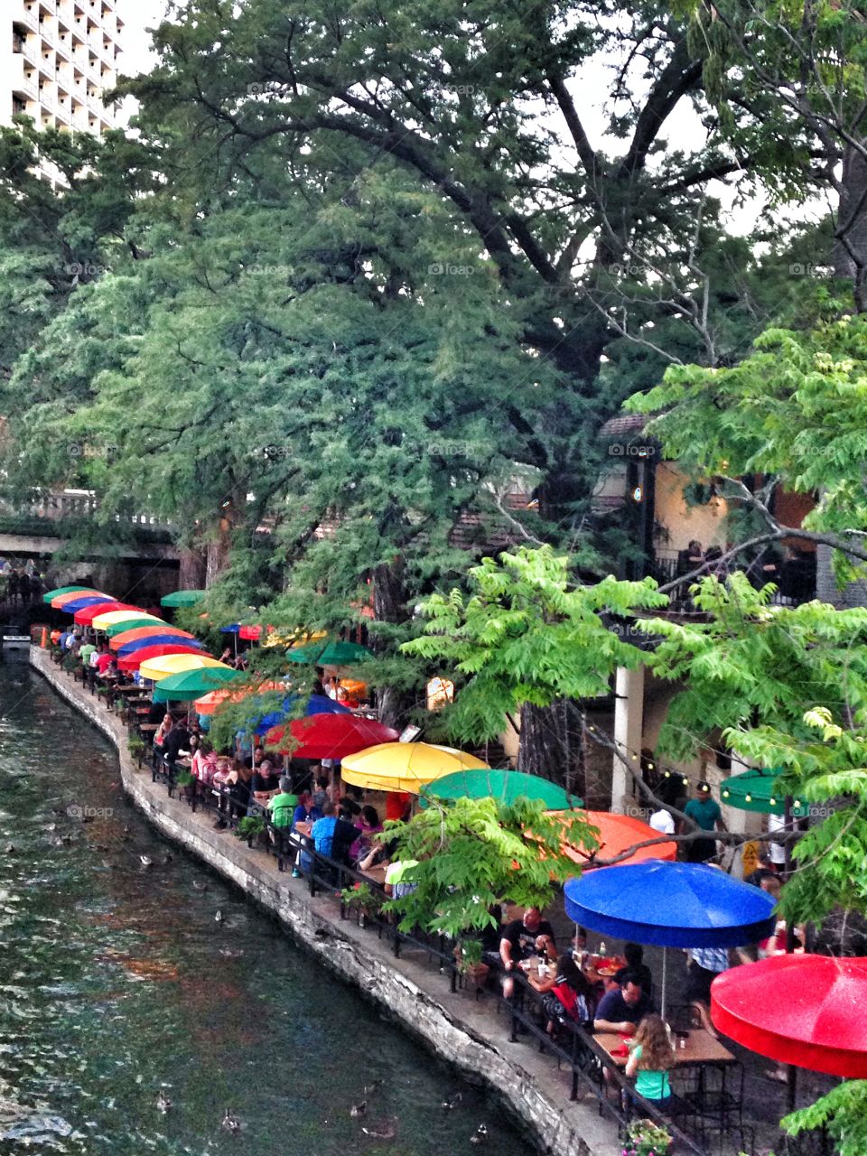 Sights of San Antonio. River walk in San Antonio 