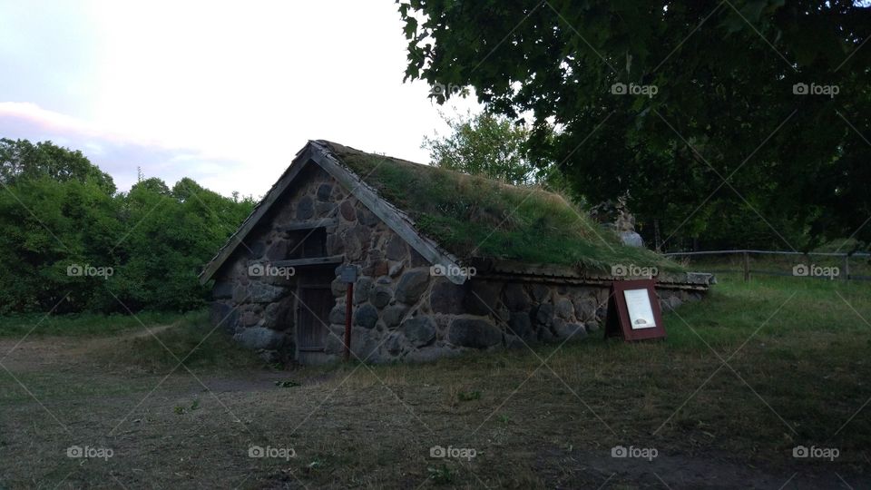 Landscape, House, Home, Building, Hut