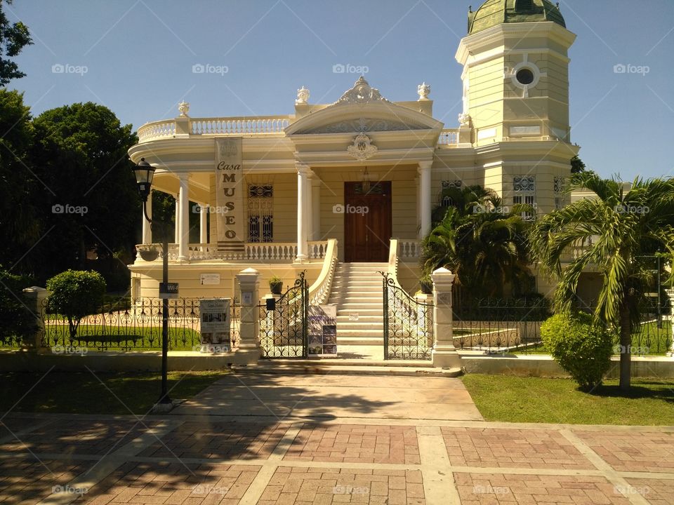 colonial home in Merida