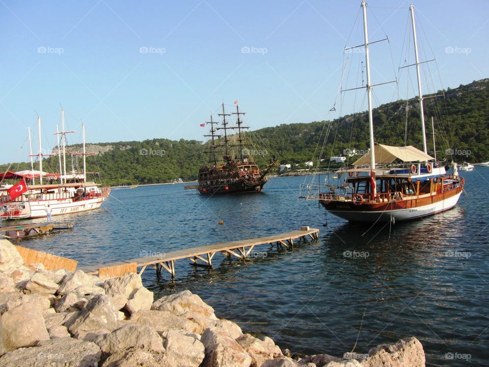 Тихая гавань для кораблей. Турция.