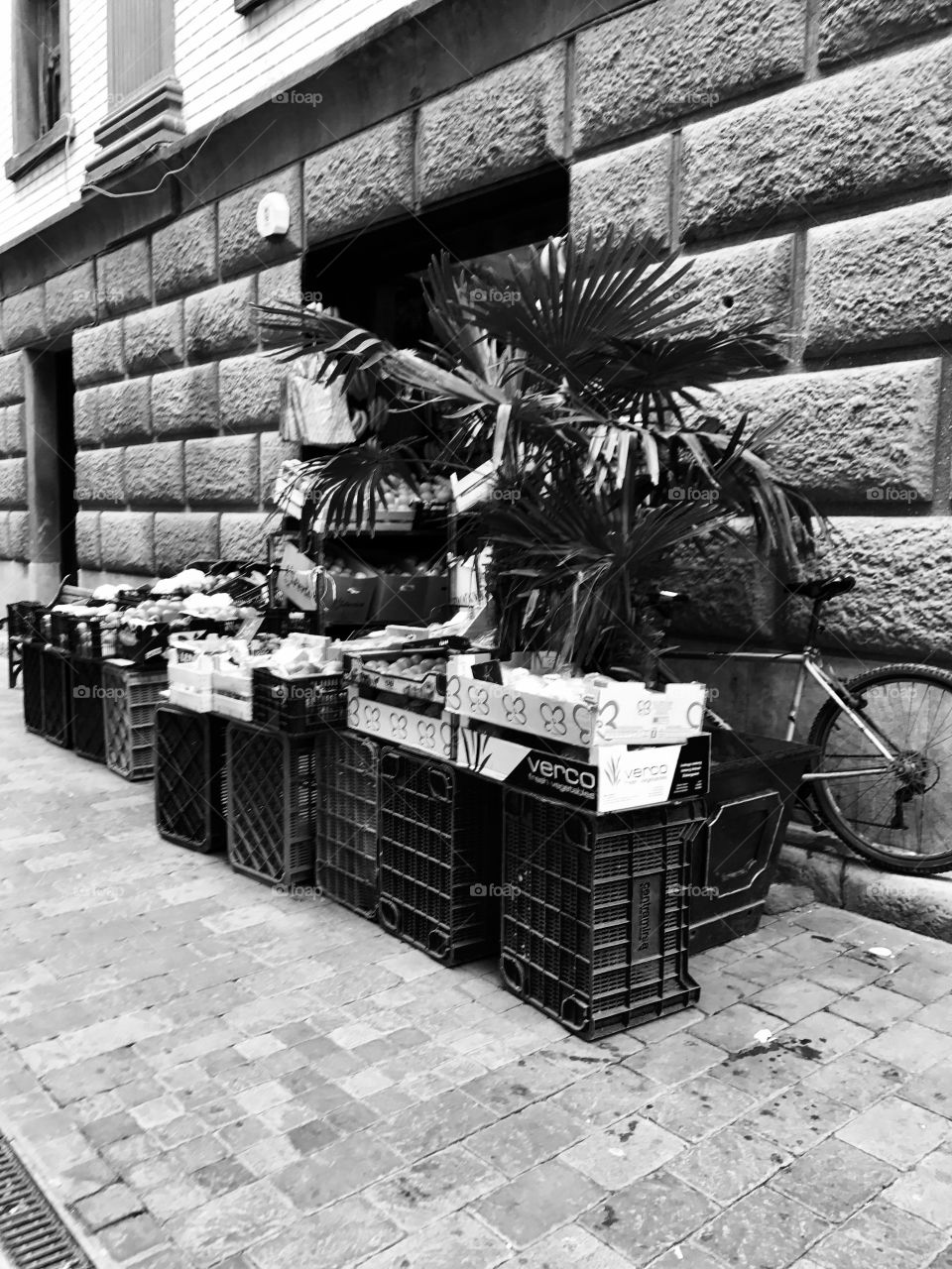 #stall #blackandwhite #veggies