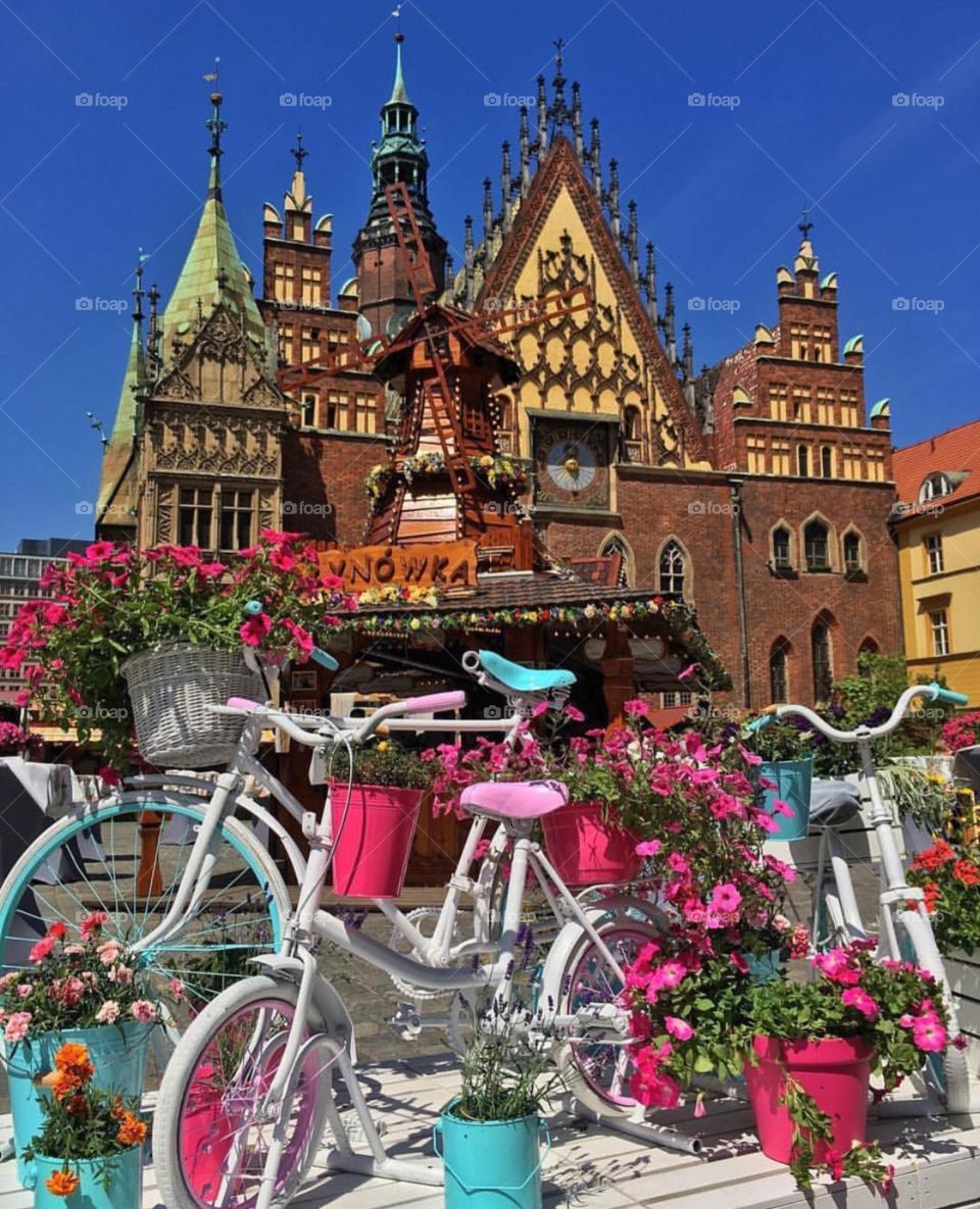 A setting in the beautiful city of Wroclaw, Poland.