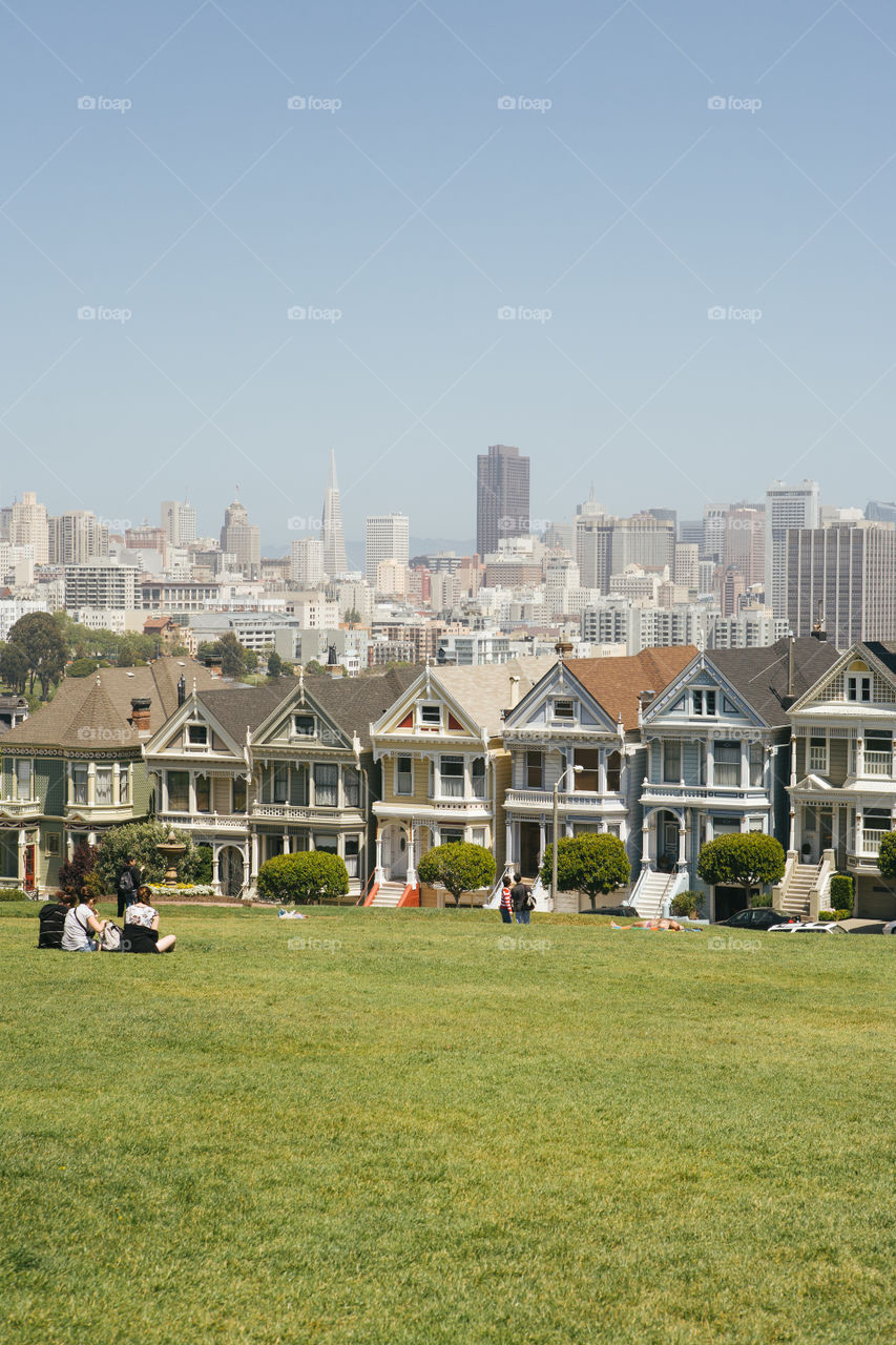 The painted ladies in San Francisco California 