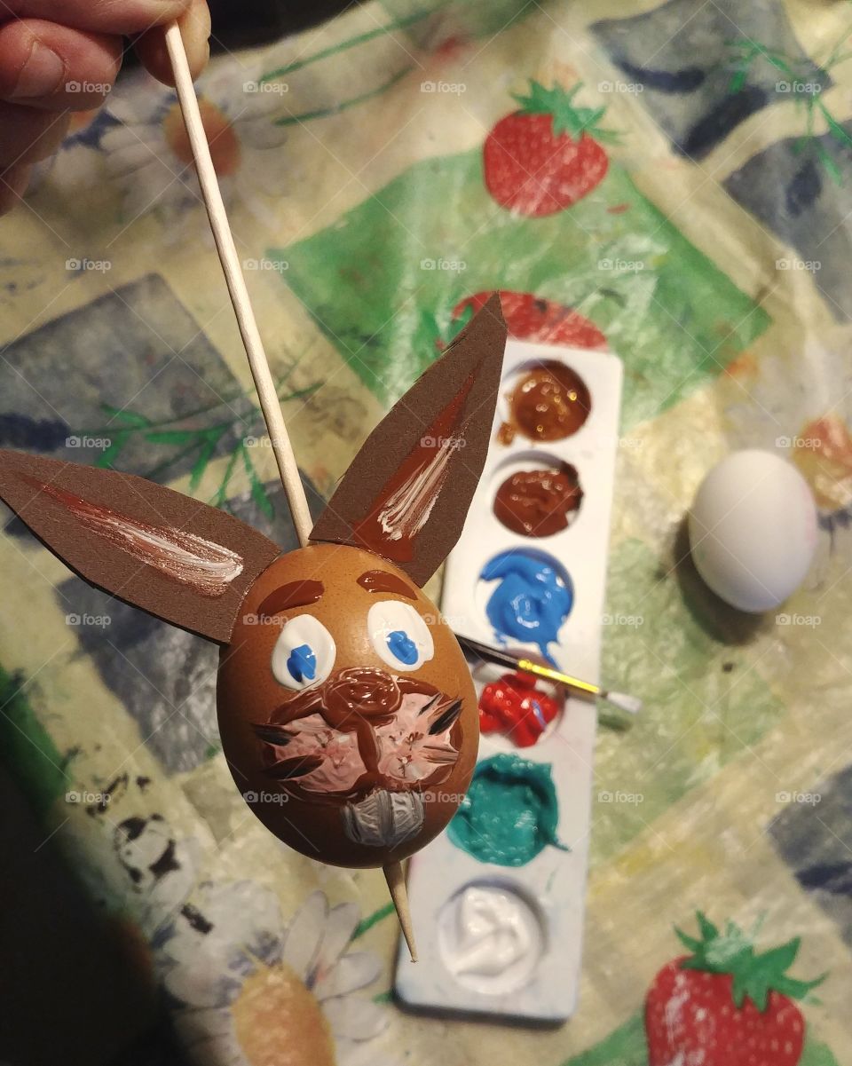 Hase rabbit easter Ostern bunt farben