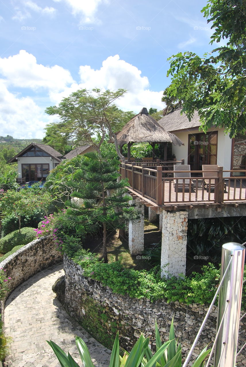 Bali beach villa
