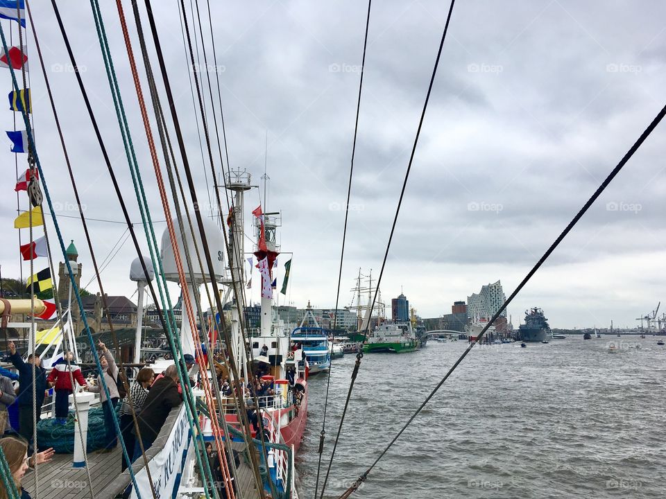 Birthday of the port. Hamburg