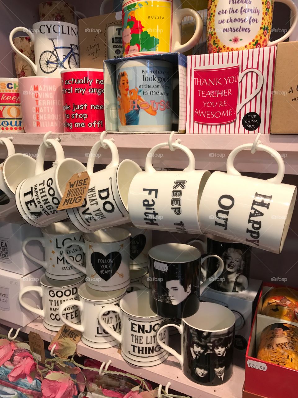 Mugs in store