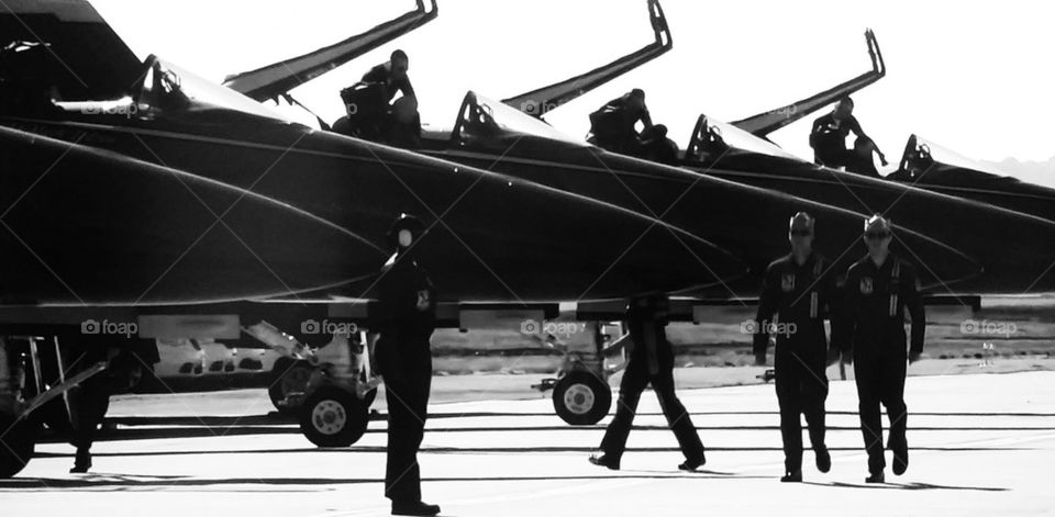 Blue Angels getting ready