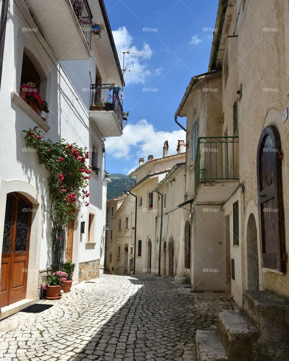 Village in national park of Abruzzo, Italy