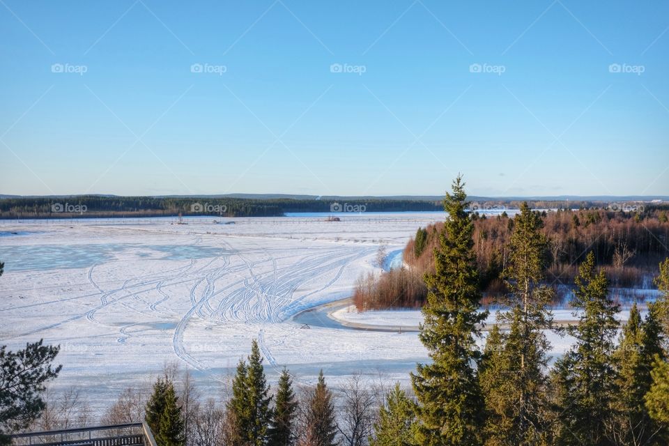 Water, Landscape, No Person, Snow, Nature