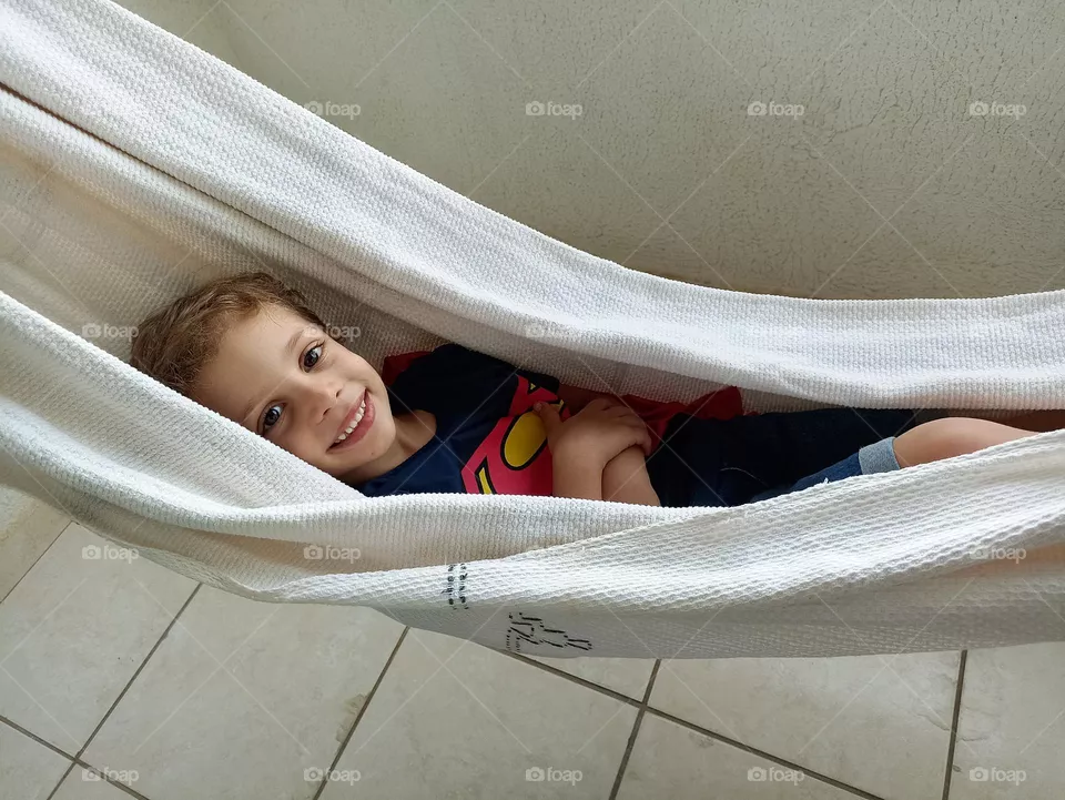 criança na rede