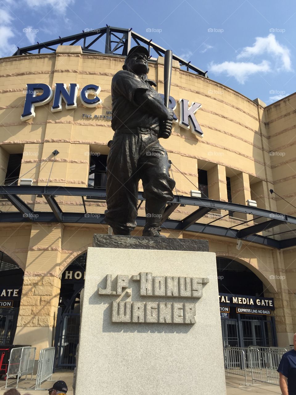 Honus Wagner Statue at PNC Park Pittsburgh Pennsylvania 