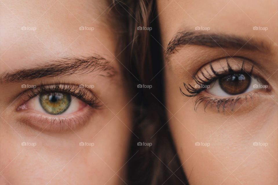eyes of a couple