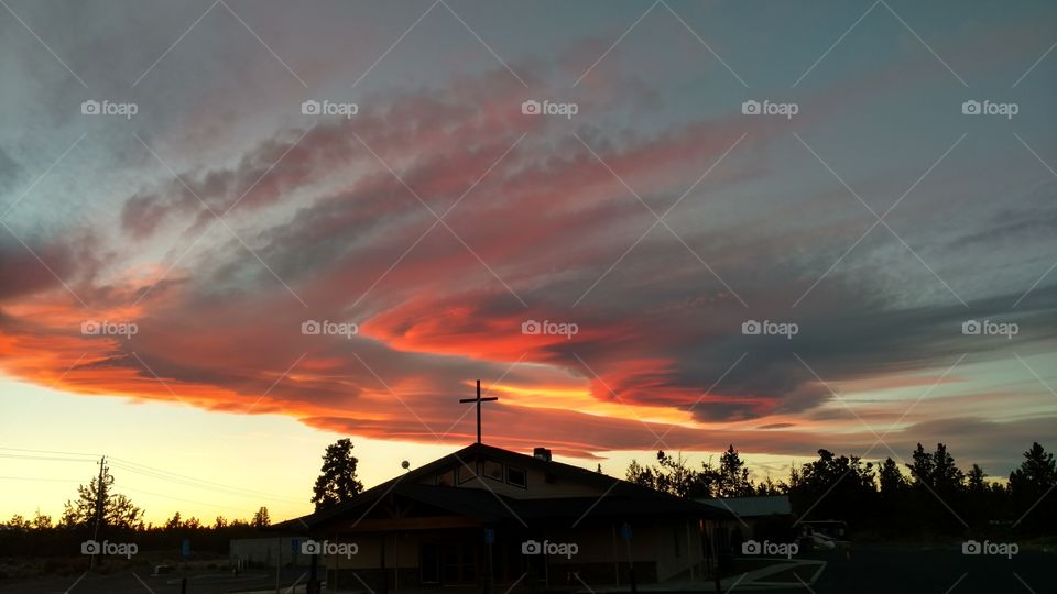 Sunset, No Person, Dawn, Evening, Sky