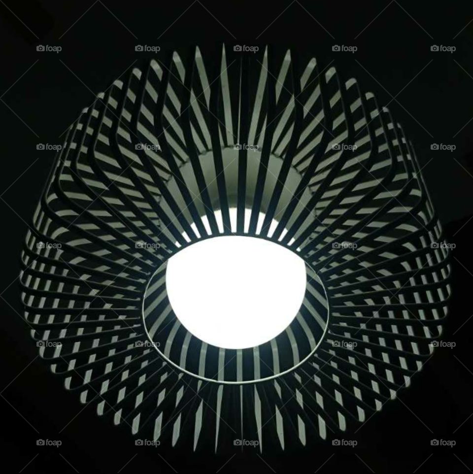 A Spiral lampshade