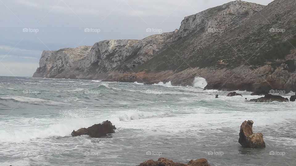 temporal . Denia. les rotes