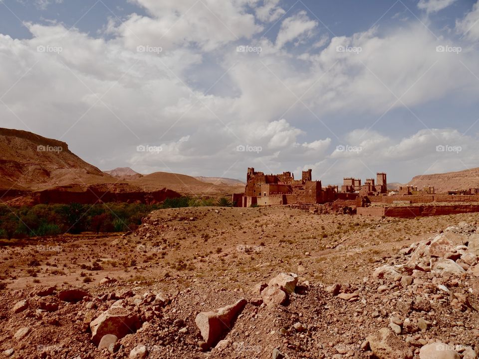 A little rural village in south Morocco 