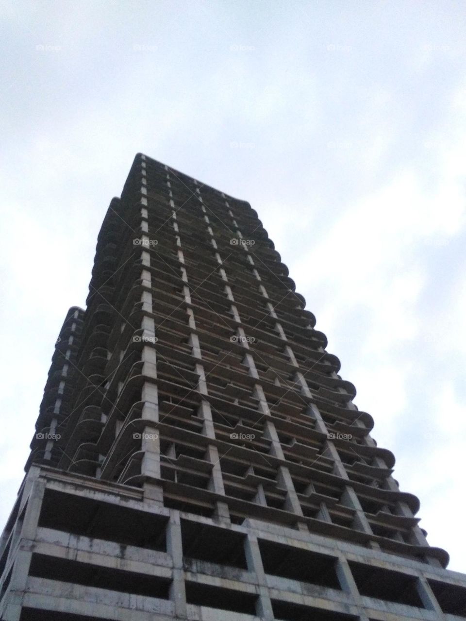 High building in the city