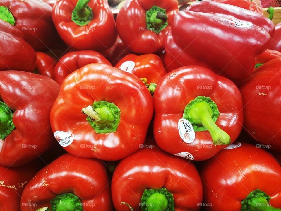 red peppers