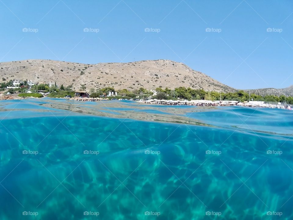 Athens sea coast 