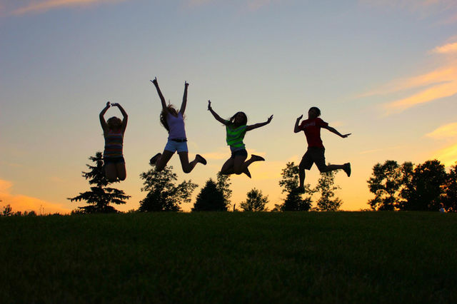 pretty summer sunset fun by laurenmforsyth