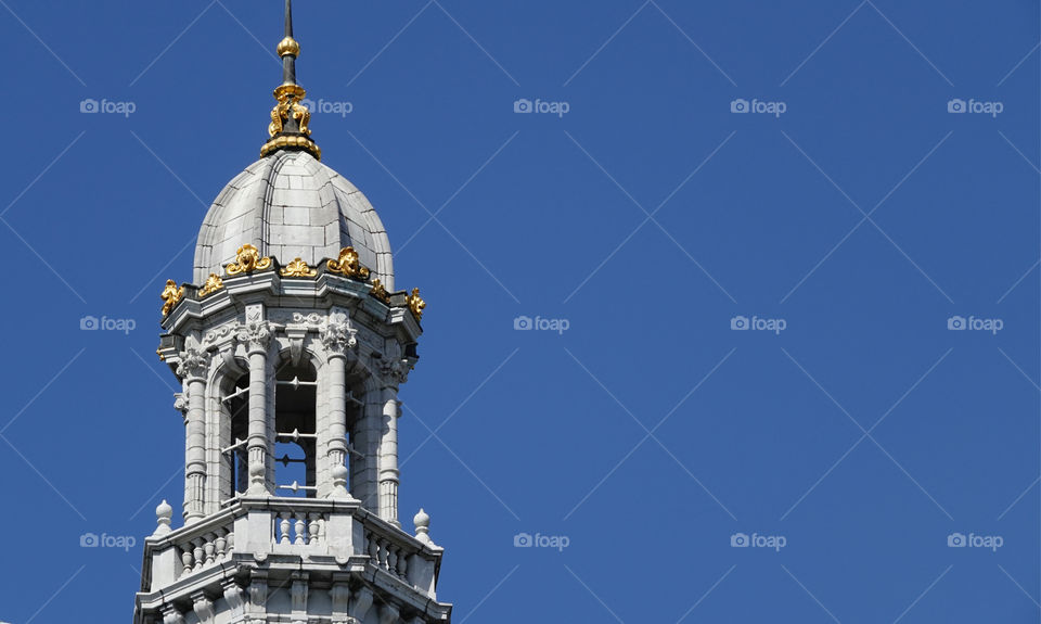 Old architecture in Antwerp, Belgium.