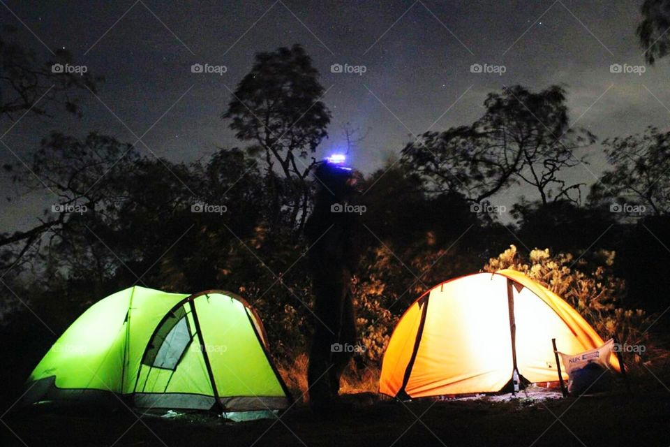 camping in the vulcan